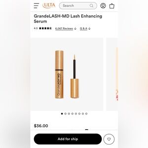 GrandeLASH-MD Lash Enhancing Serum - Gold